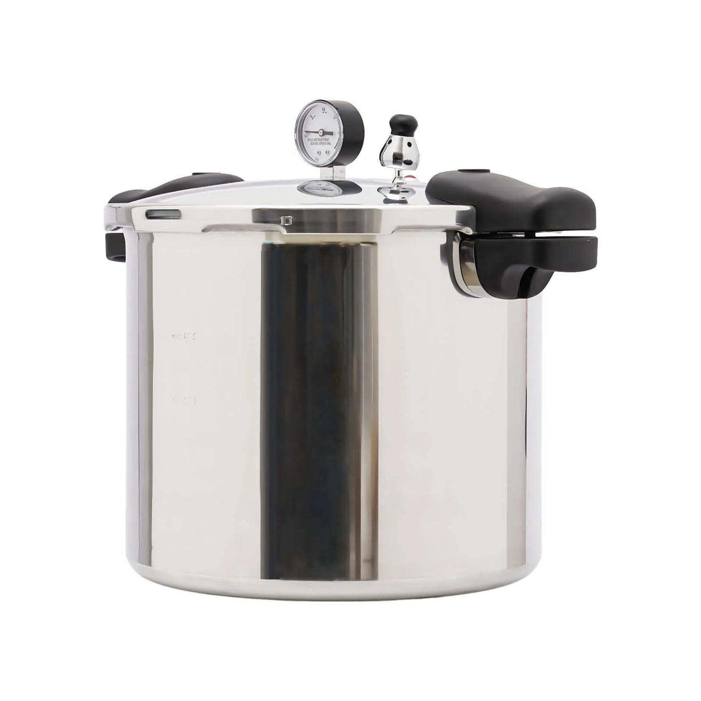 23 Quart Pressure Canner and Cooker with Pressure Gauge 13PSI 90KPA Explosion Proof Safety Valve