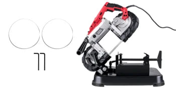 SucceBuy Portable BandSaw 5Inch Cutting Capacity Cordless Variable Speed 10Amp Motor Deep Cut