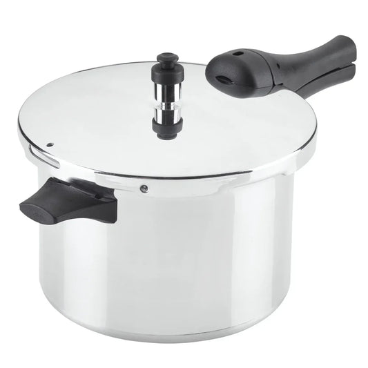 Farberware 6-Quart Aluminum Stovetop Pressure Cooker, 15 PSI Electric Pressure Cooker