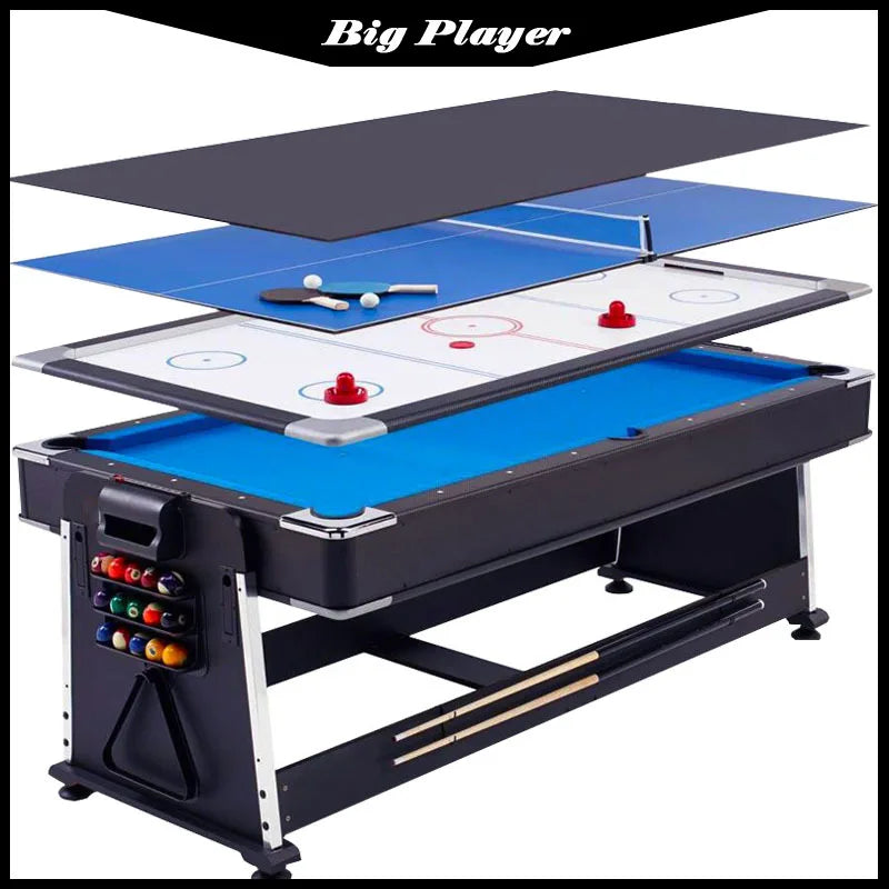 Four-in-one Pool Table Multi-function Automatic Household Indoor Table Tennis Table Two-in-one