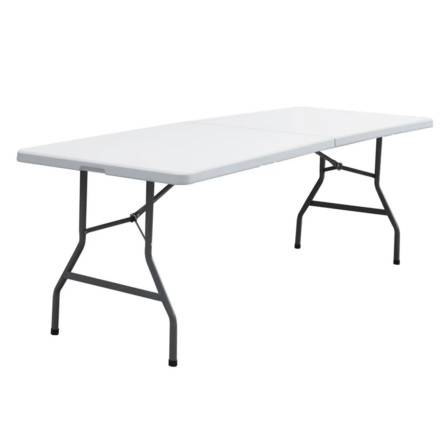 US Folding Table 3/4/6/8 FT Plastic Portable Dining Picnic Camping Table In/Outdoor