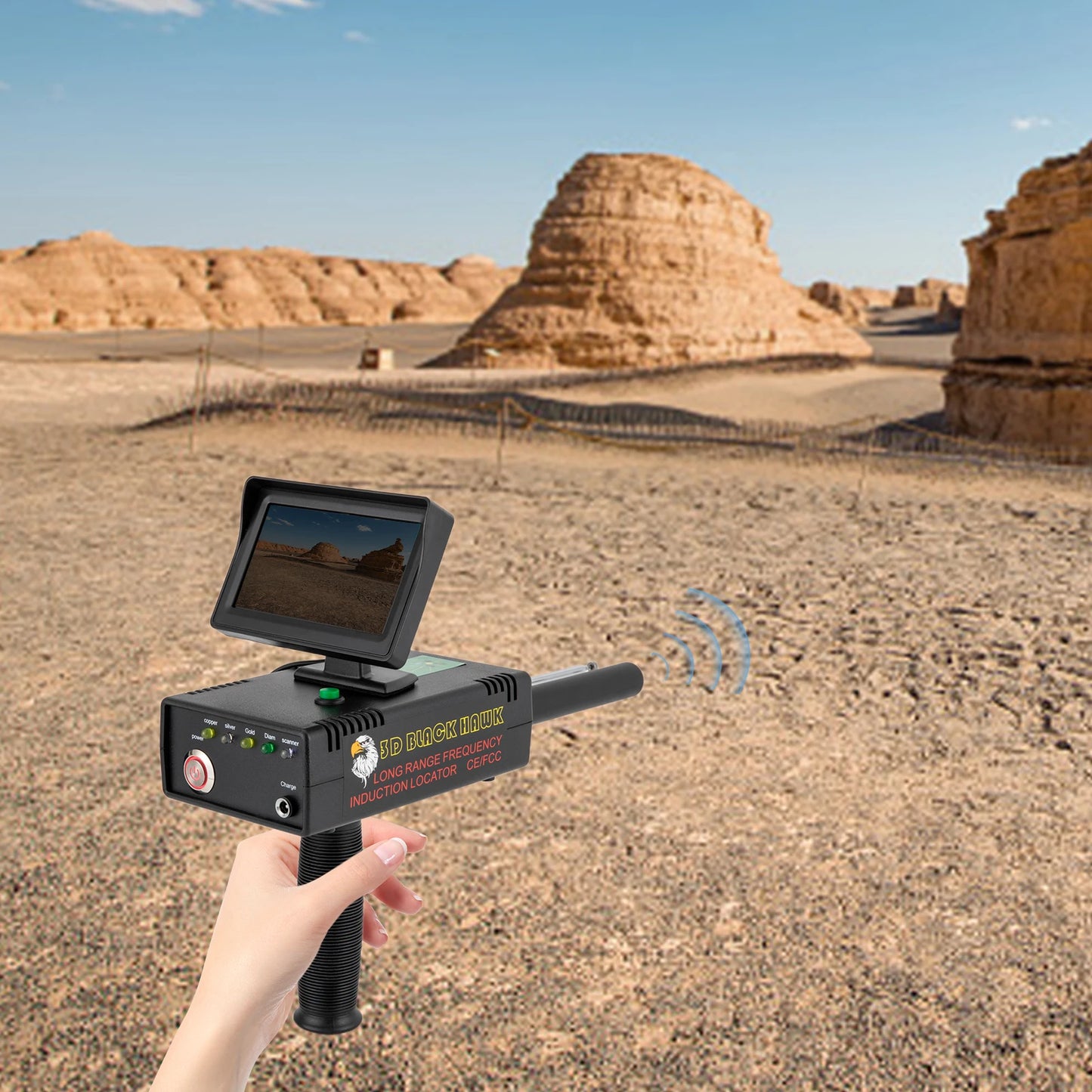 Metal Detector Gold Finder Underground Metal Scanner with High Definition Screen/AC100‑240V