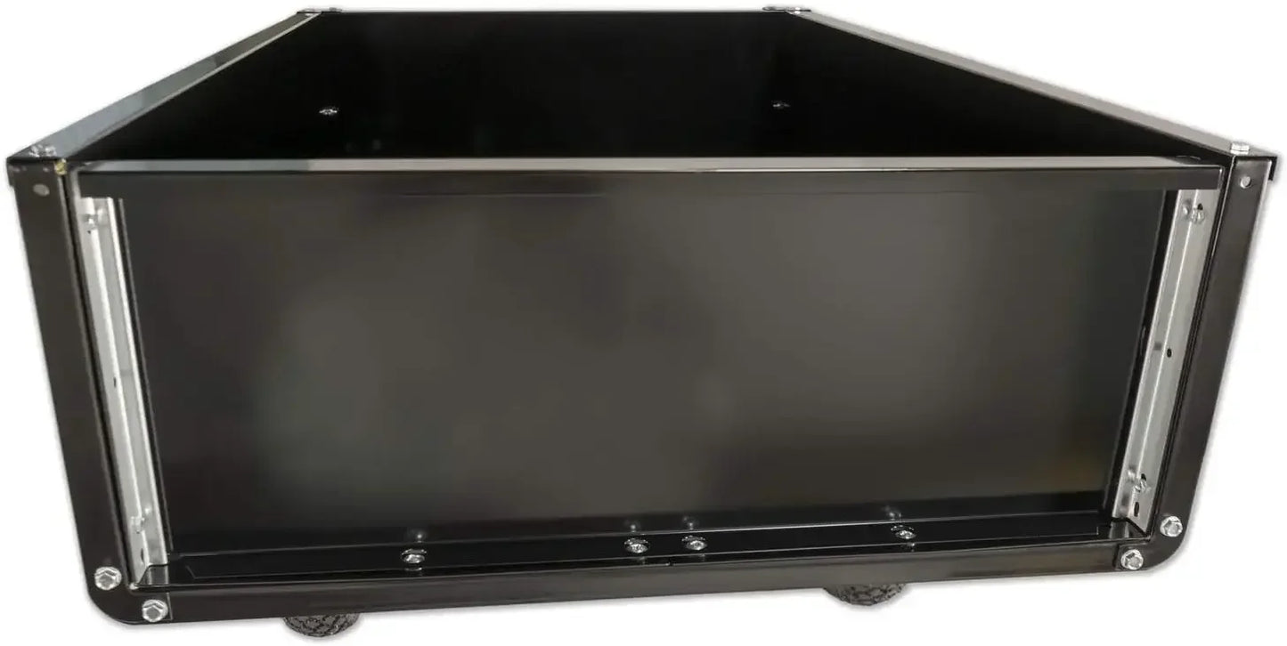 750-Pound Max Utility Tow Behind Dump Cart, Black 45-0101