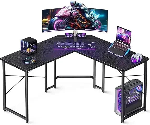 L Shaped Desk Corner Gaming Desk Computer Desk w/Large Desktop