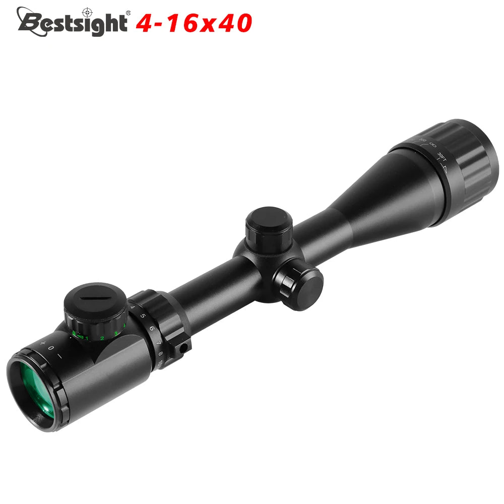 4-16X40 AOE Optics Hunting Riflescope Red&Green Dot Illuminated Sight Rifle Scope Sniper Gear Scope