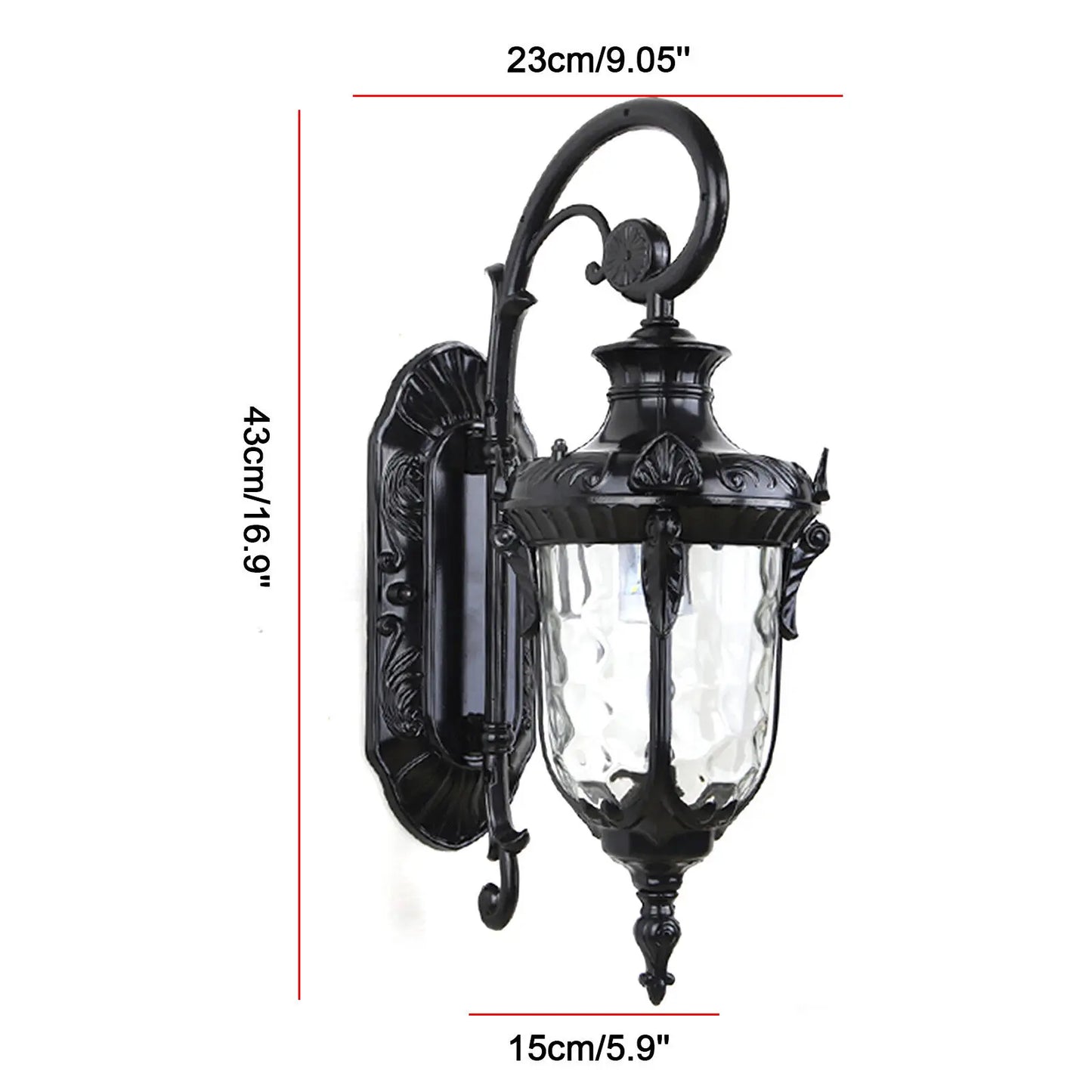 LOYALHEARTD Outdoor Wall Light Fixture Exterior Waterproof Sconce Porch Light Garden Lamp Sconce