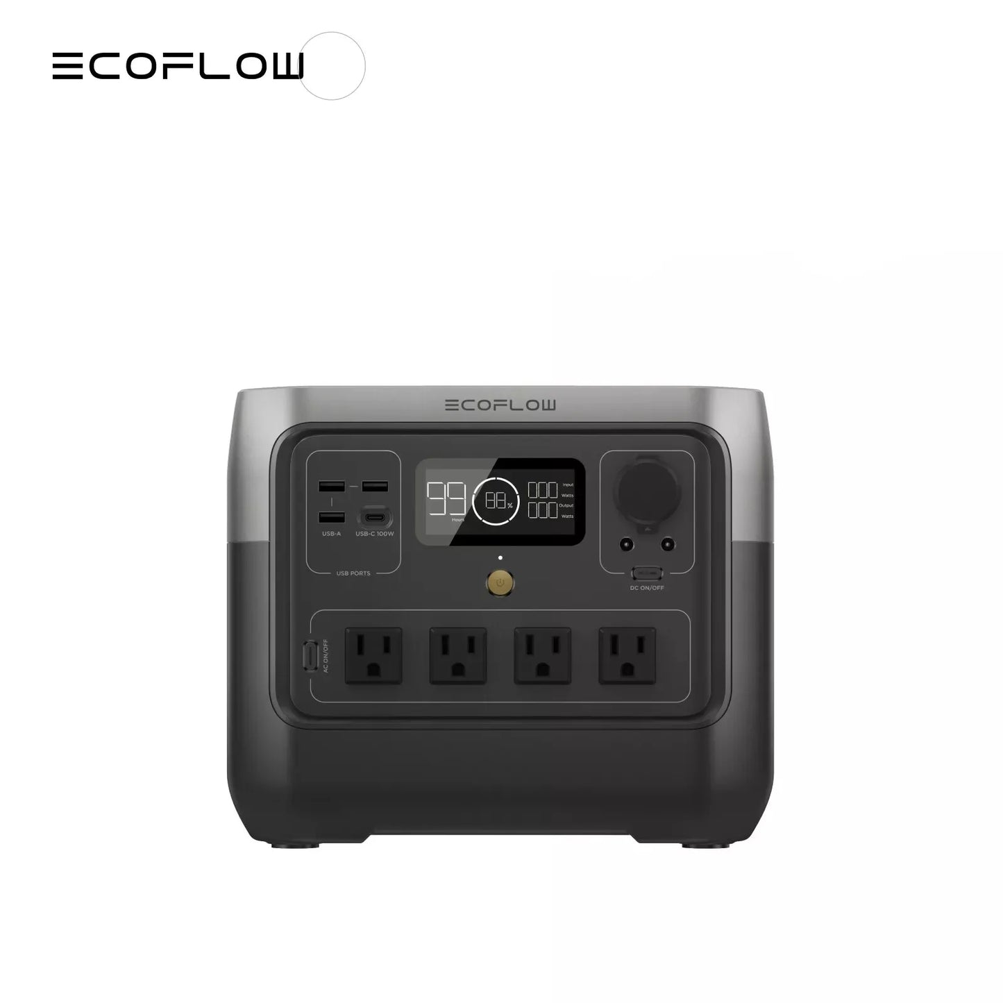 ECOFLOW Solar Generator RIVER 2 Pro 716Wh LiFePO4 Battery, 4x800W AC Outlets (1600W Surge)