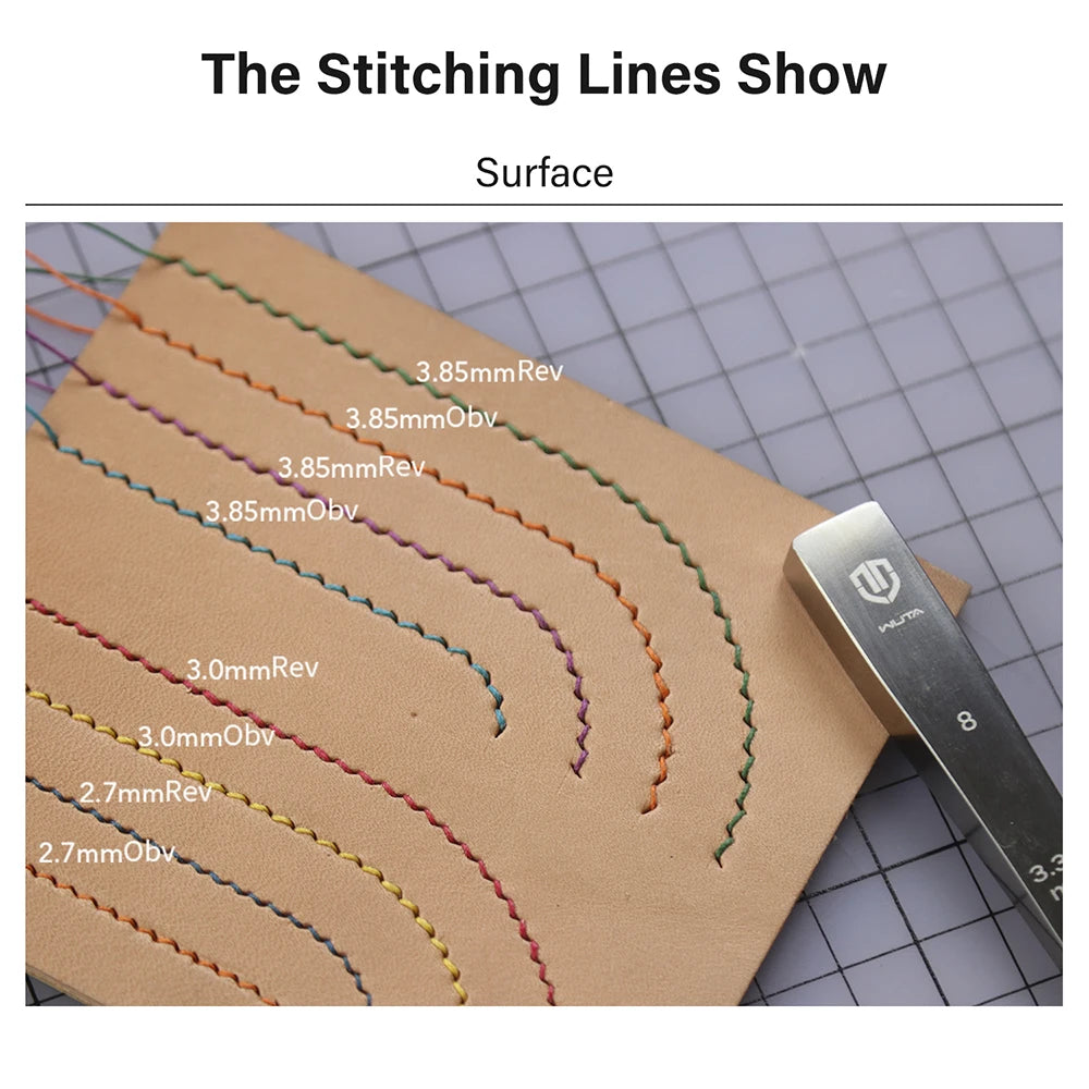 WUTA 1pc High Quality Sharp Leather Chisel French Style Pricking Iron Die-steel/ Punching Tool