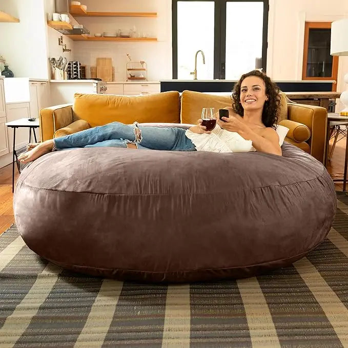 6 Foot Cocoon - Giant Bean Bag Chair for Adults with filling