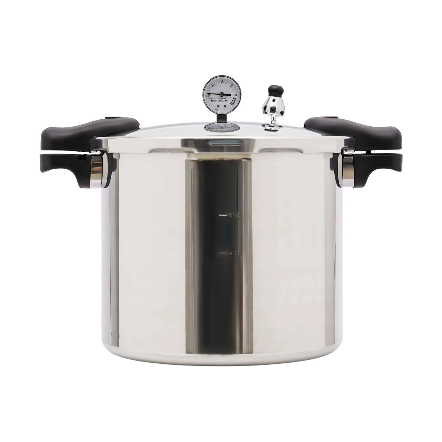 23 Quart 22L 90kpa Pressure Canner/Cooker w/Pressure Gauge 10PSI Explosion Proof Safety Valve
