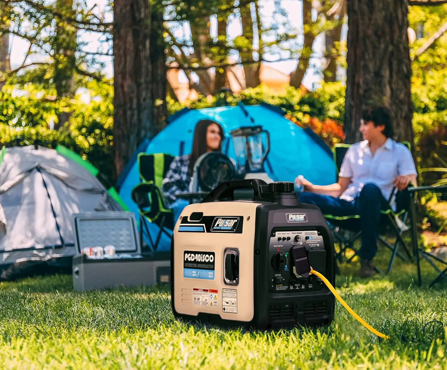 Ultra Light Quiet 4000W Portable Gas Inverter Generator RV ready AC ready Fridge ready 12oz gas tank