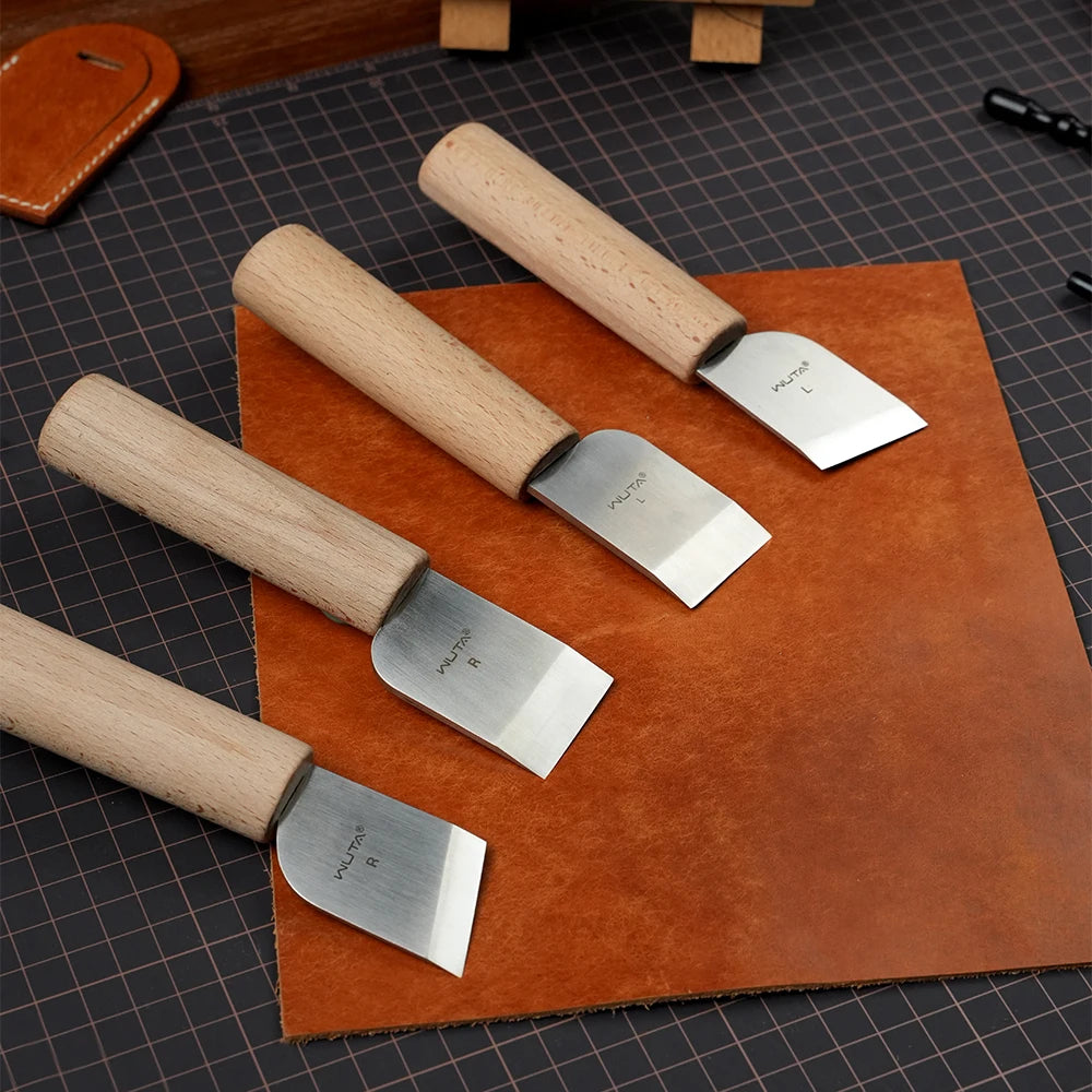 WUTA Professional Leather Craft Cutter DIY Cutting Sharping Thinning Skiving Tool Right/Left Handed
