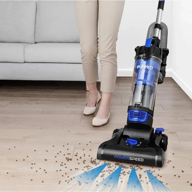 QWEureka Lightweight Powerful Upright Vacuum Cleaner for Carpet and Hard Floor,PowerSpeed