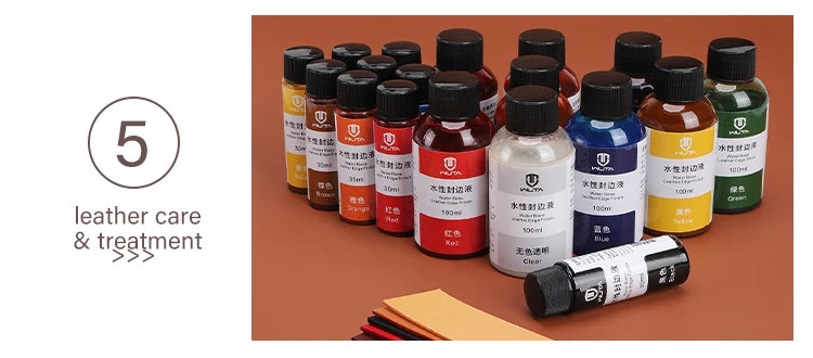 WUTA 1pc High Quality Sharp Leather Chisel French Style Pricking Iron Die-steel/ Punching Tool