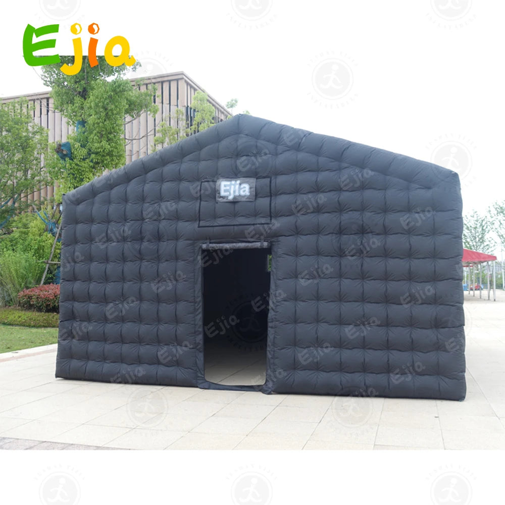 20ft-6m Large Black Nightclub Tent Inflatable Party Tent Inflatable Disco Nightclub Tent For Event