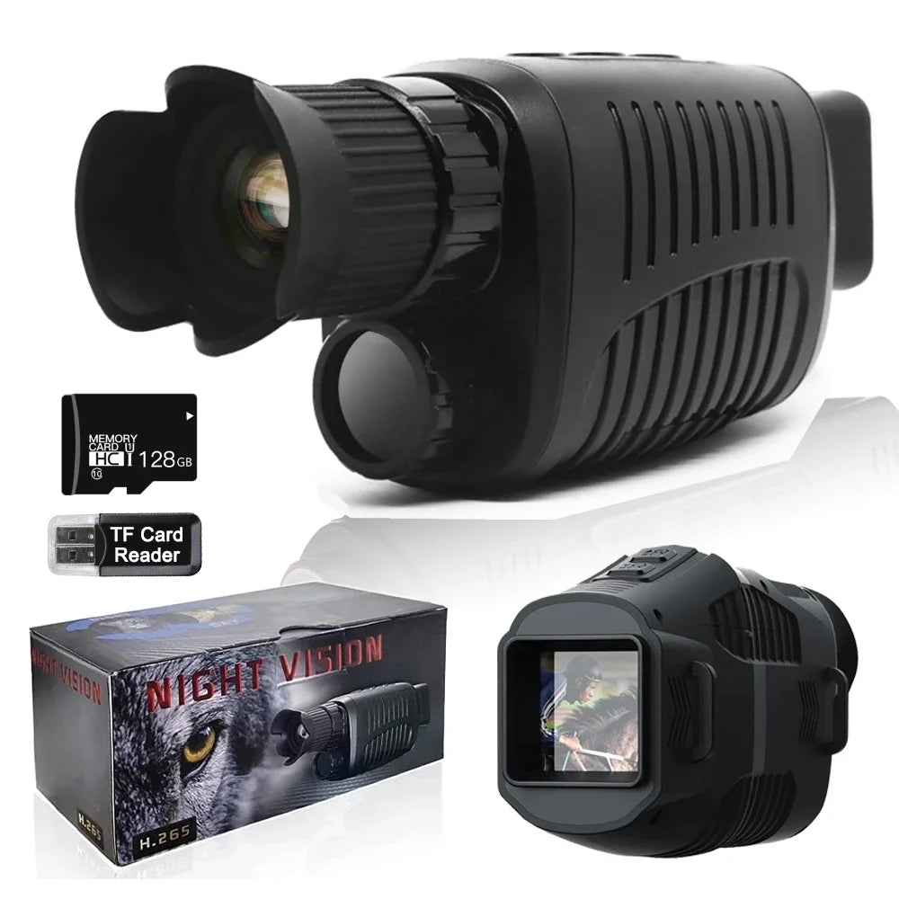 Monocular Night Vision 1080P HD Infrared Camera 5X Digital Zoom Telescope Full Darkness 300m