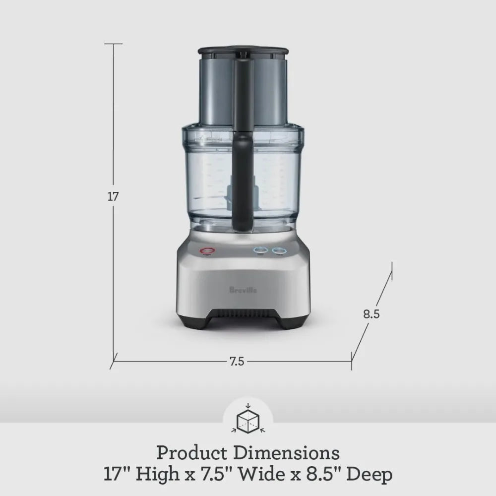 Breville Sous Chef 12 Cup Food Processor, Silver, BFP660SIL