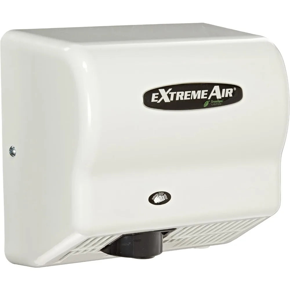 ABS Cover High-Speed Automatic Hand Dryer, 10-12 Second Dries, 100-240V, 1,500W Max Power, 50/60Hz, White,