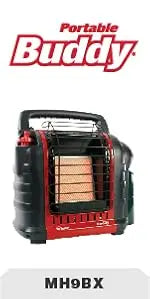 Heater MH11BFLEX Buddy Flex Heater, Red