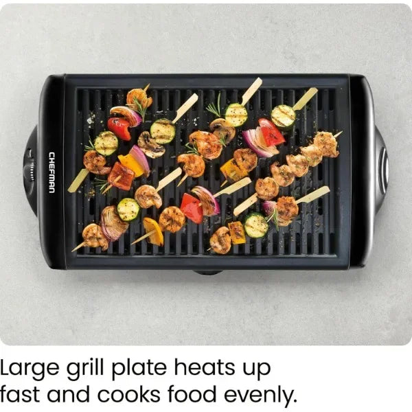 NEW NEW Chefman Electric Smokeless Indoor Grill w/ Non-Stick Cooking Surface