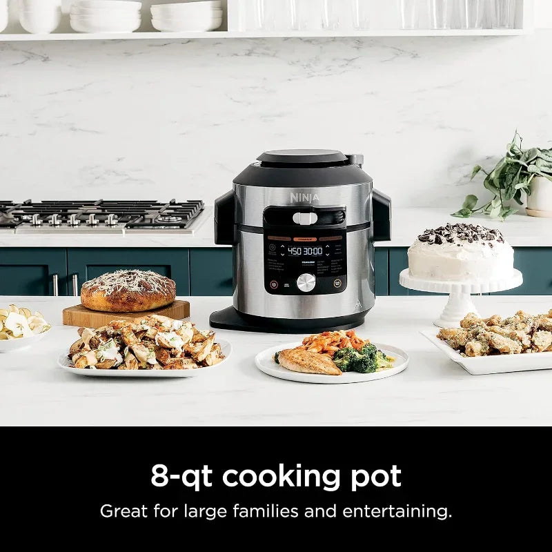 Ninja OL501 Foodi 6.5 Qt. 14-in-1 Pressure Cooker Steam Fryer with SmartLid, that Air Fries - My Store