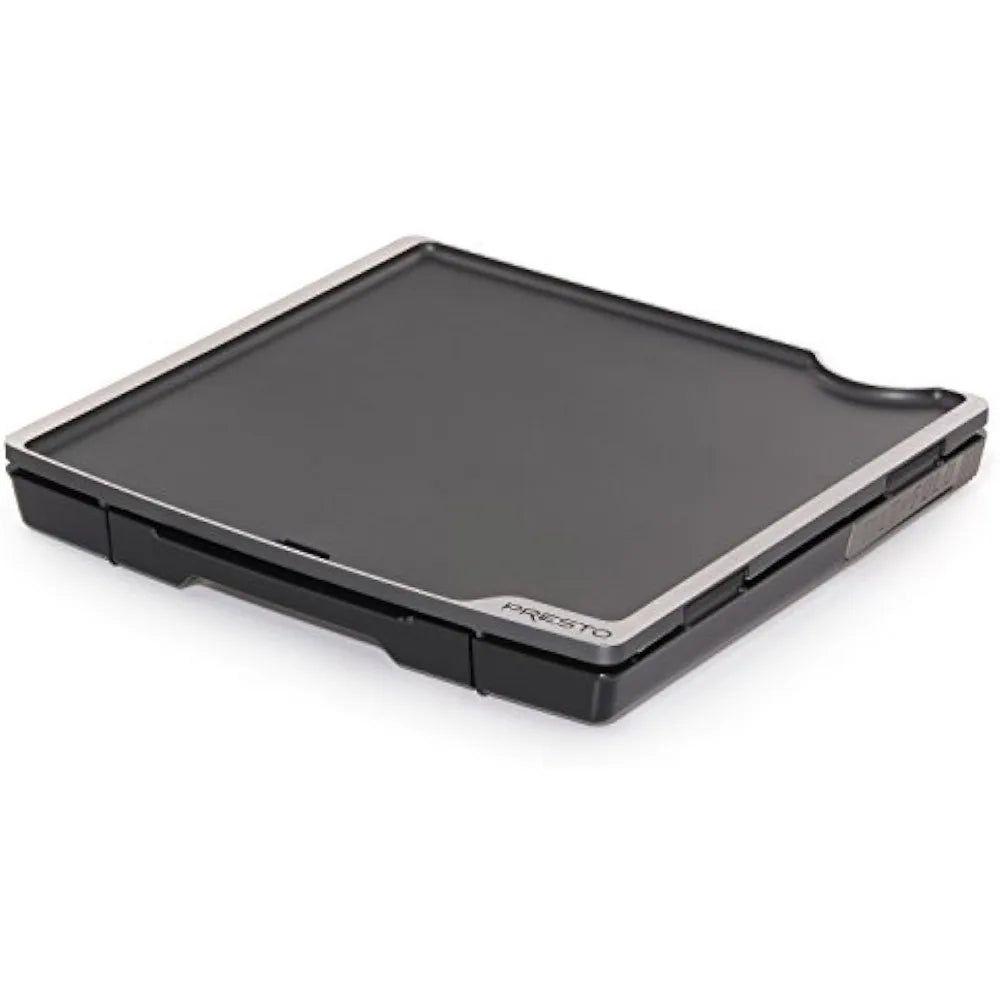 Presto 07073 Electric Tilt-N-fold Griddle, 19", Black, Electric Pan, Electric Skillet,