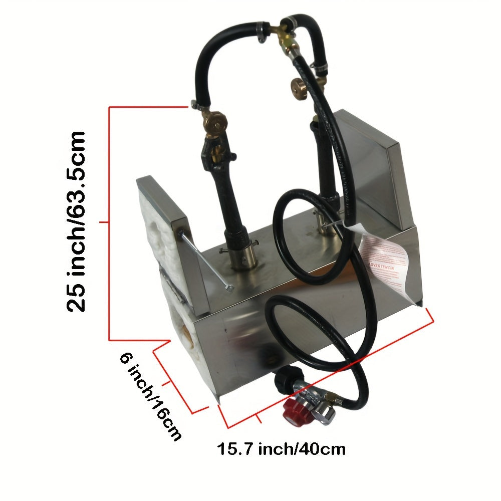 [Portable Stainless Steel Forge] Single Burner Forge Blacksmithing, Knife Making Equipment LSMIITTH