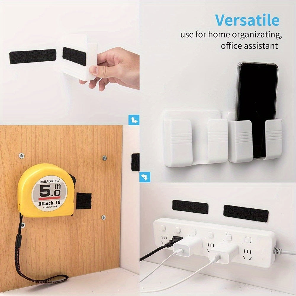 100pcs of Strong Self-Adhesive - 2.76 Inches Black Non-Slip Straps - Removable Without Damage