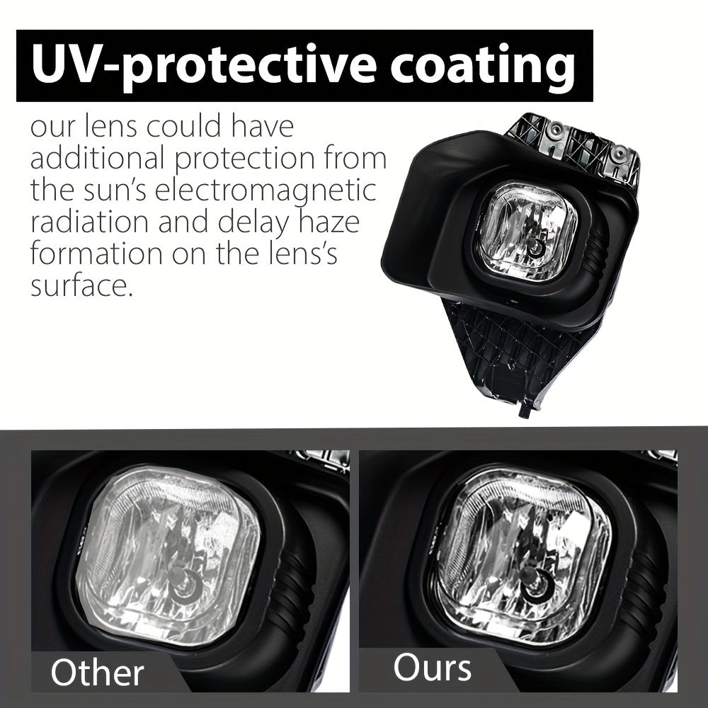 Fit for Ford for F250 - F550 2011-2016 Super Duty Driving Fog Light + Wiring+Bezel