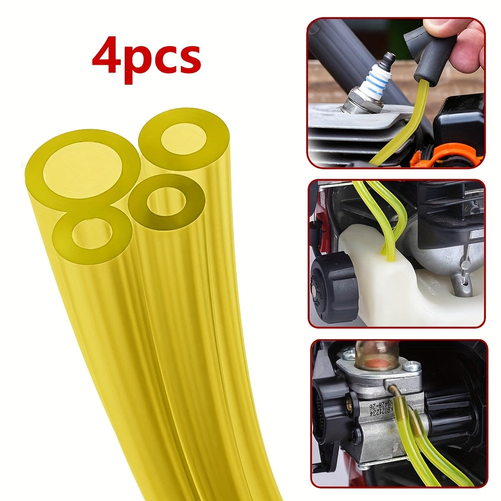 Four Sizes / 23.62 inch X 4 Fuel Gas Line Hose Tubing/Trimmers, Chainsaws, Blowers, Lawn Mowers