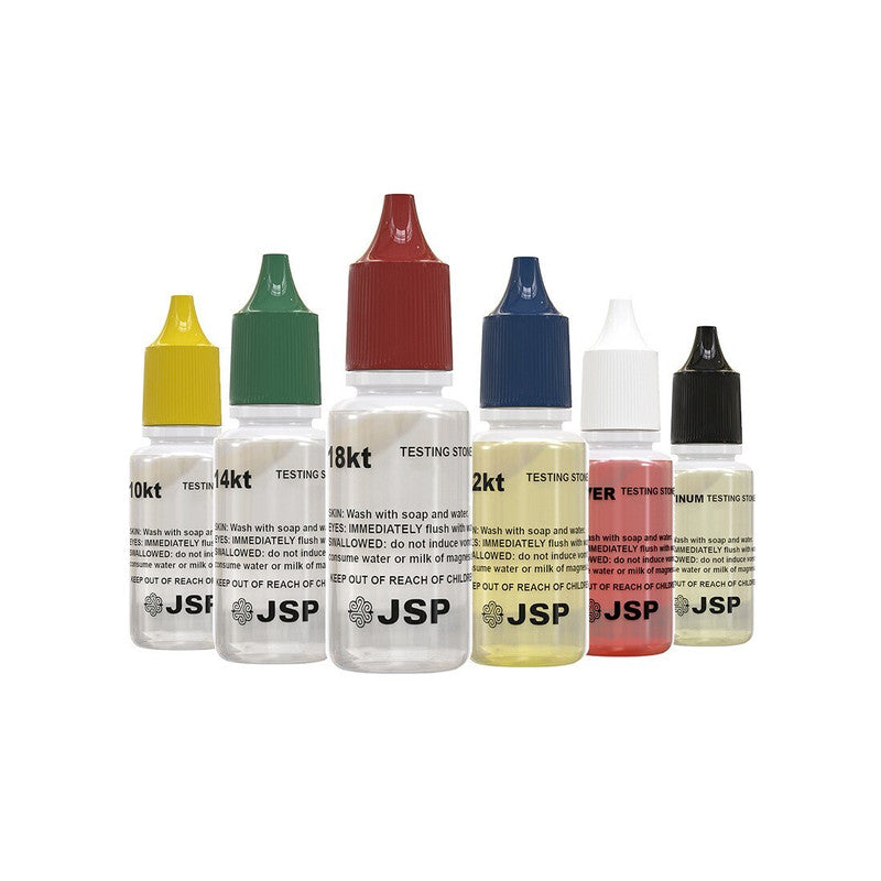 Gold Silver Sterling Jewelry Acid Testing Kit Tester Test Scrap with Bamboo Box