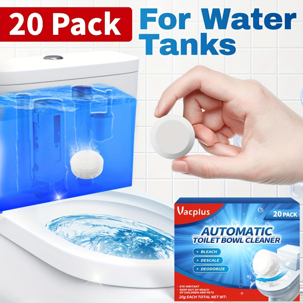 [Powerful Toilet Cleaner] Powerful Automatic Toilet Bowl Cleaner Tablets/Ideal for Plastic Surfaces