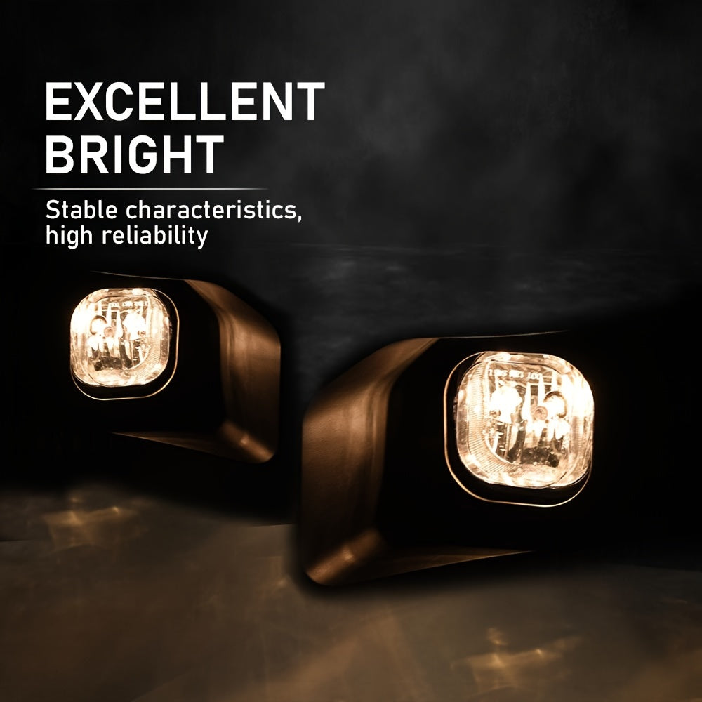 Fit for Ford for F250 - F550 2011-2016 Super Duty Driving Fog Light + Wiring+Bezel