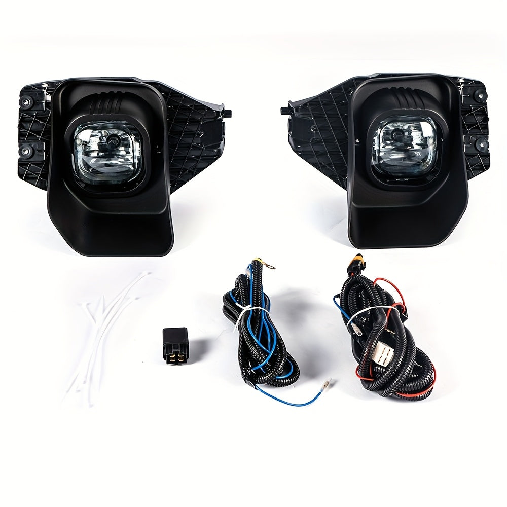 Fit for Ford for F250 - F550 2011-2016 Super Duty Driving Fog Light + Wiring+Bezel