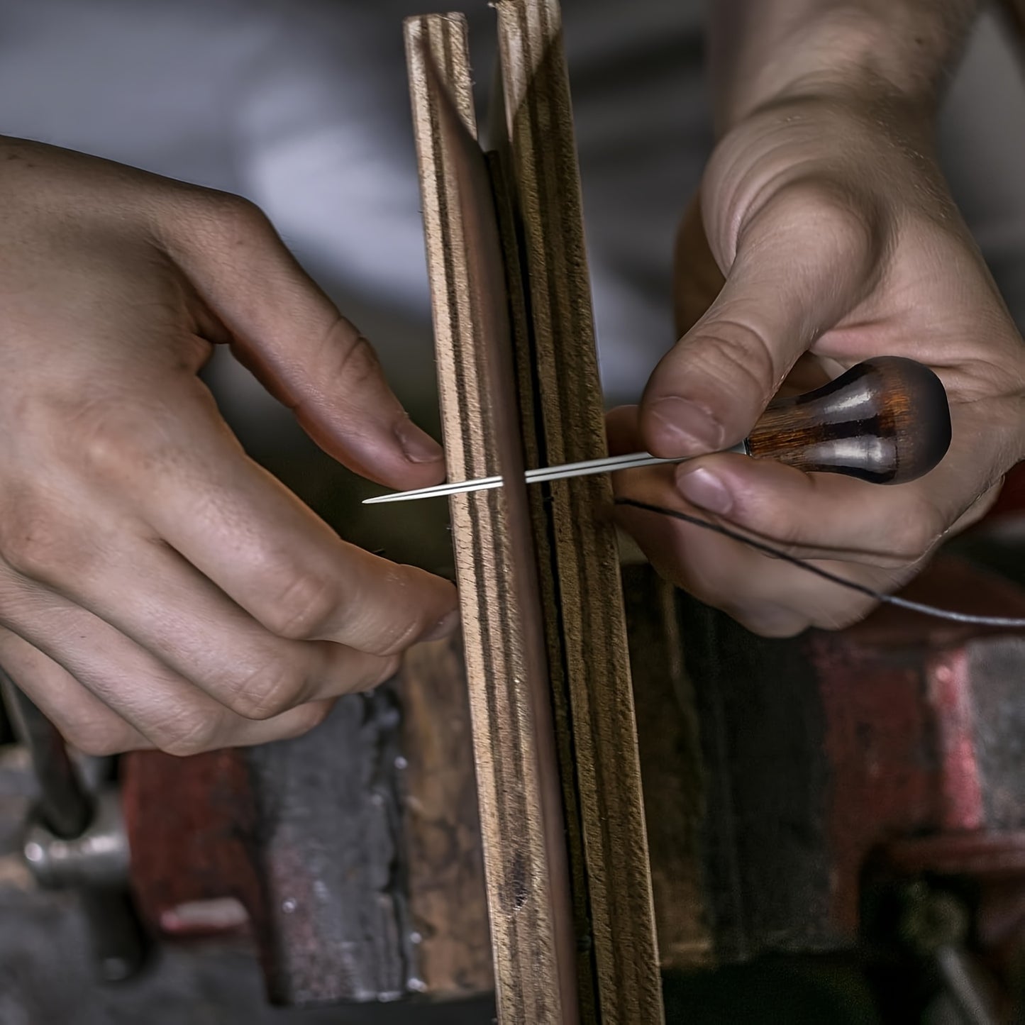 3/6 Tool Kit, Gourd-shaped Handle Drilling Tool, Leather Drilling, Stitching, Cone Tool, for Leather