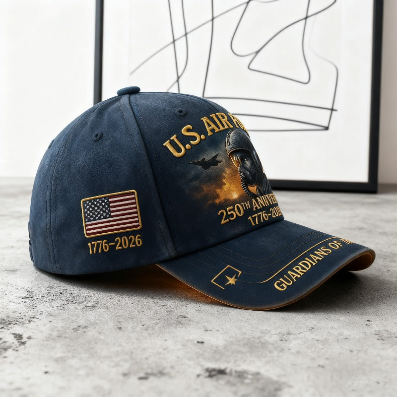 Vintage American Flag Casual Cap | Embroidered Unisex Baseball Hat with Soft Fabric