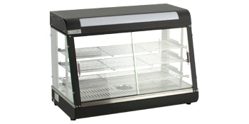 VEVOR Commercial Display Countertop Food/Pastry Warmer w/Temp Display 0.6L Water Tray Stainless