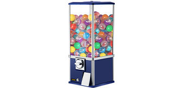 VEVOR 25" Vending Machine Candy Gumball Machine Huge Load Capacity Gumball Bank, Candy, 25 cent Coin