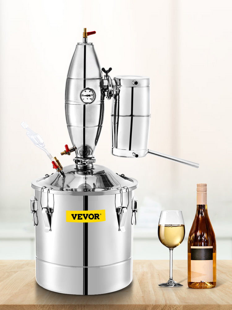 VEVOR 20L 30L 50L 70L Alcohol Distiller Machine Beer Brewing Equipment DIY Wine Moonshine Dispenser