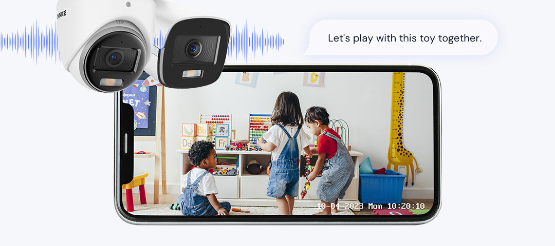 ANNKE 8CH 5MP Video Surveillance 5IN1 DVR/4X 5MP Waterproof Cameras CCTV Kit Color Night Vision