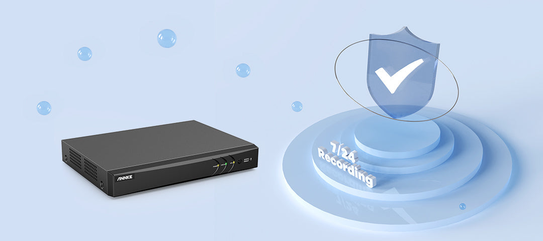 ANNKE 8CH 5MP Video Surveillance 5IN1 DVR/4X 5MP Waterproof Cameras CCTV Kit Color Night Vision