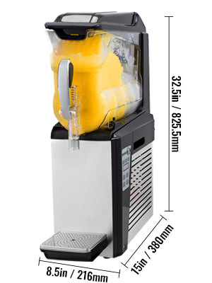 VEVOR 10L 20L 30L Slushie Machine Commercial Ice-Cool Juice Smoothie Slush Maker Frozen Drink