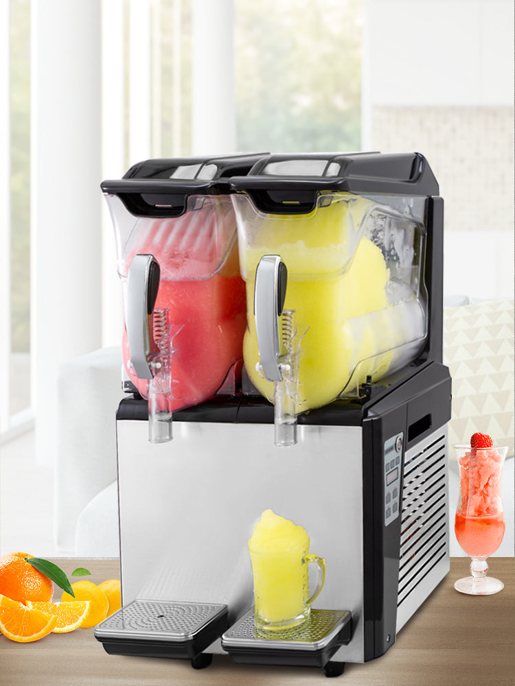 VEVOR 10L 20L 30L Slushie Machine Commercial Ice-Cool Juice Smoothie Slush Maker Frozen Drink