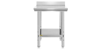 VEVOR Kitchen Work Bench Commercial Catering Worktable/Undershelf Stainless Steel 330LBS 286LBS