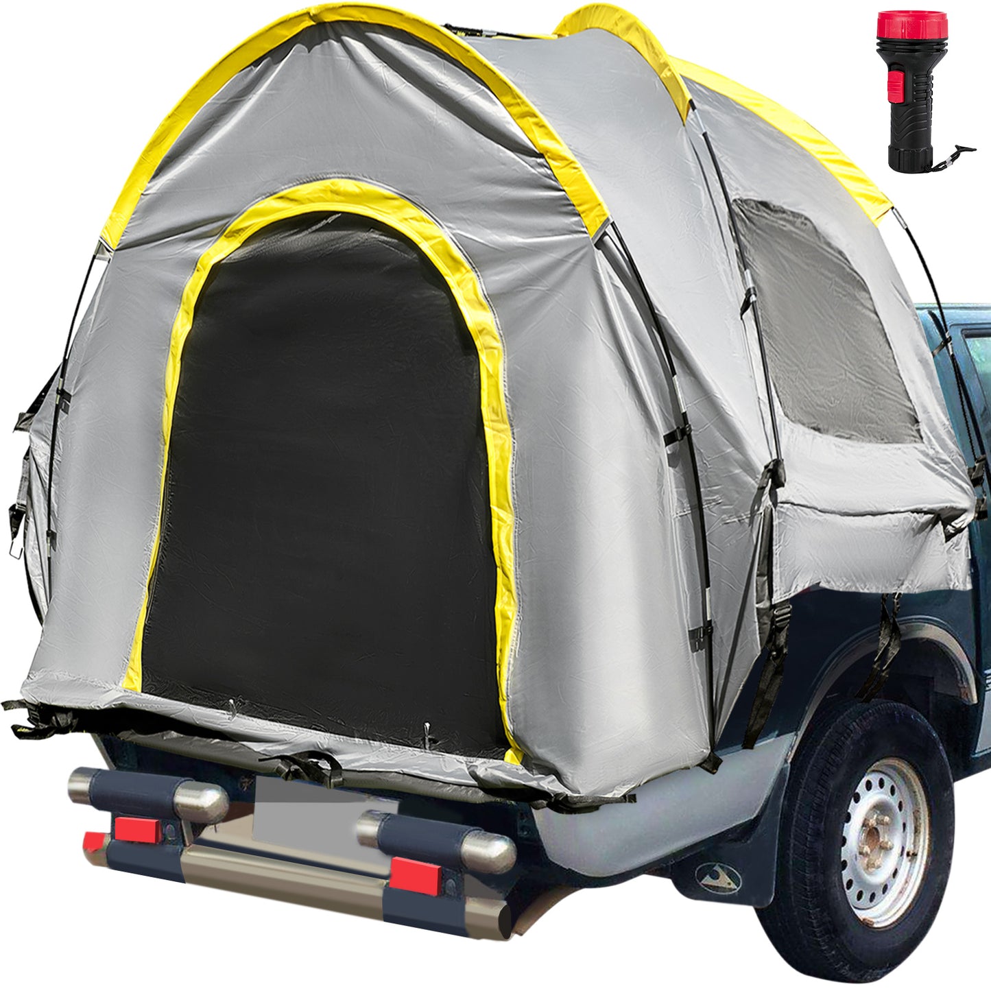 VEVOR 5-8 FT Waterproof Truck Tent Car Accessories Bed for Full / Mid Size Truck 2-Person